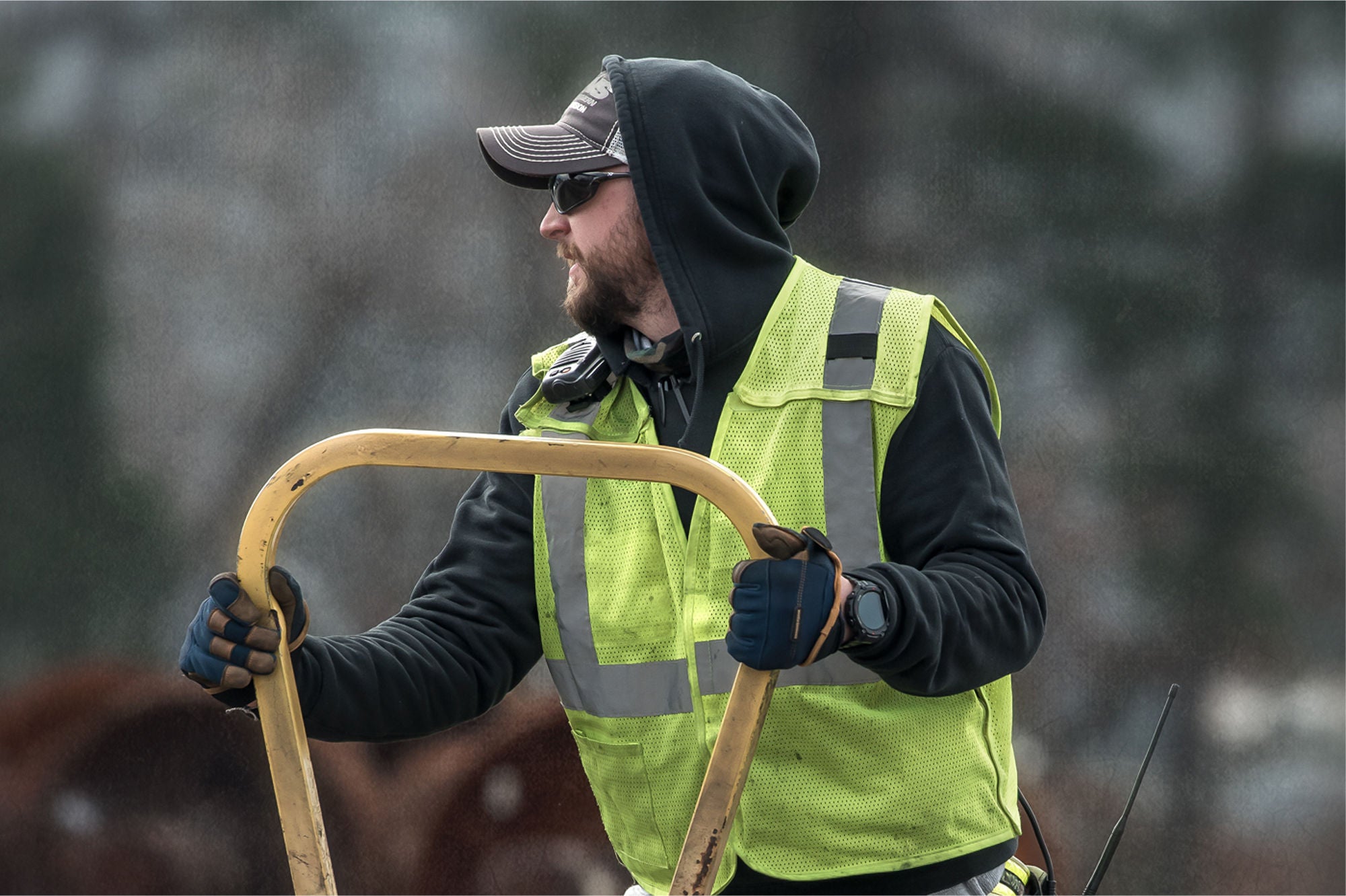 Norfolk Southern Conductor at Work