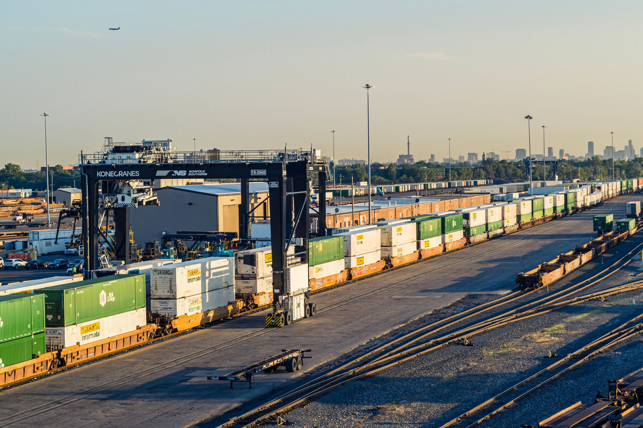  Stacking Operation Increases Intermodal Capacity