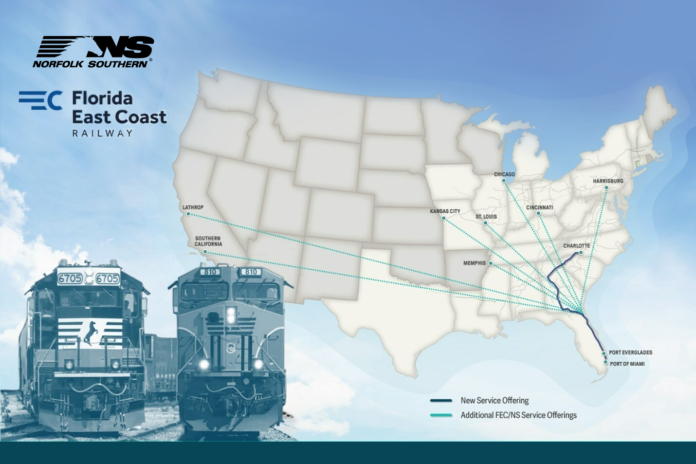 Florida East Coast Railway Partnership Enhances Productivity