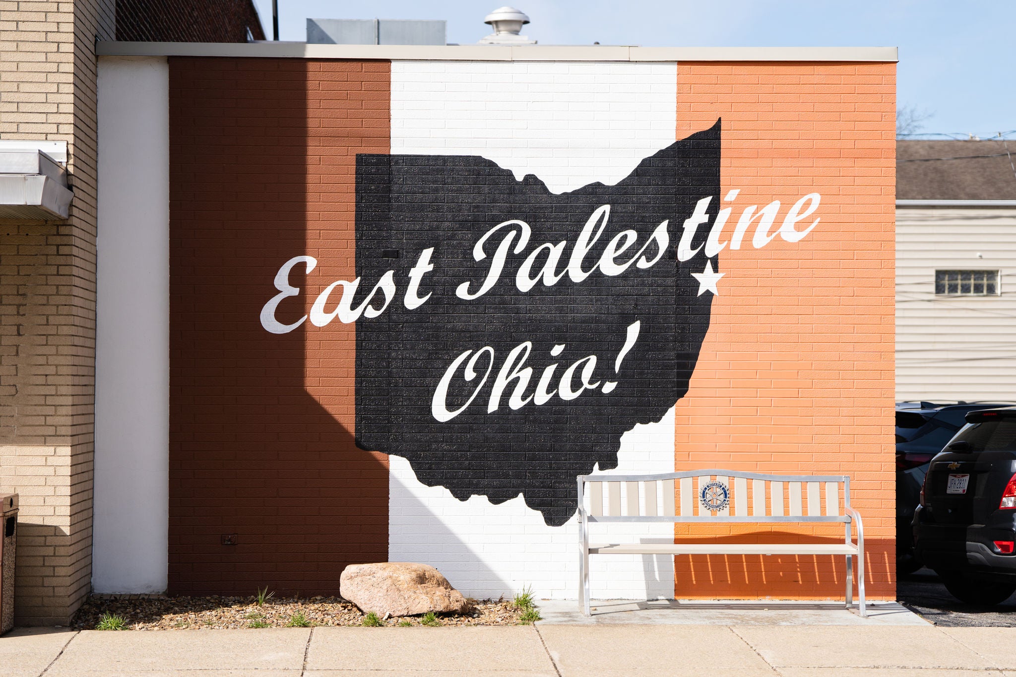 Mural in East Palestine Ohio