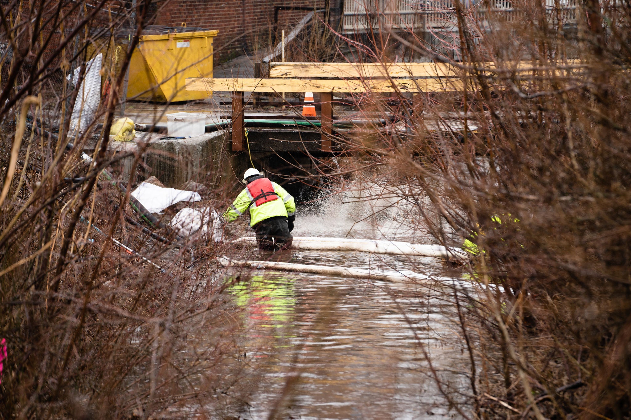 Creek being tested in East Palestine Ohio