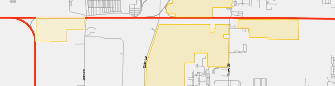 Industrial land plot