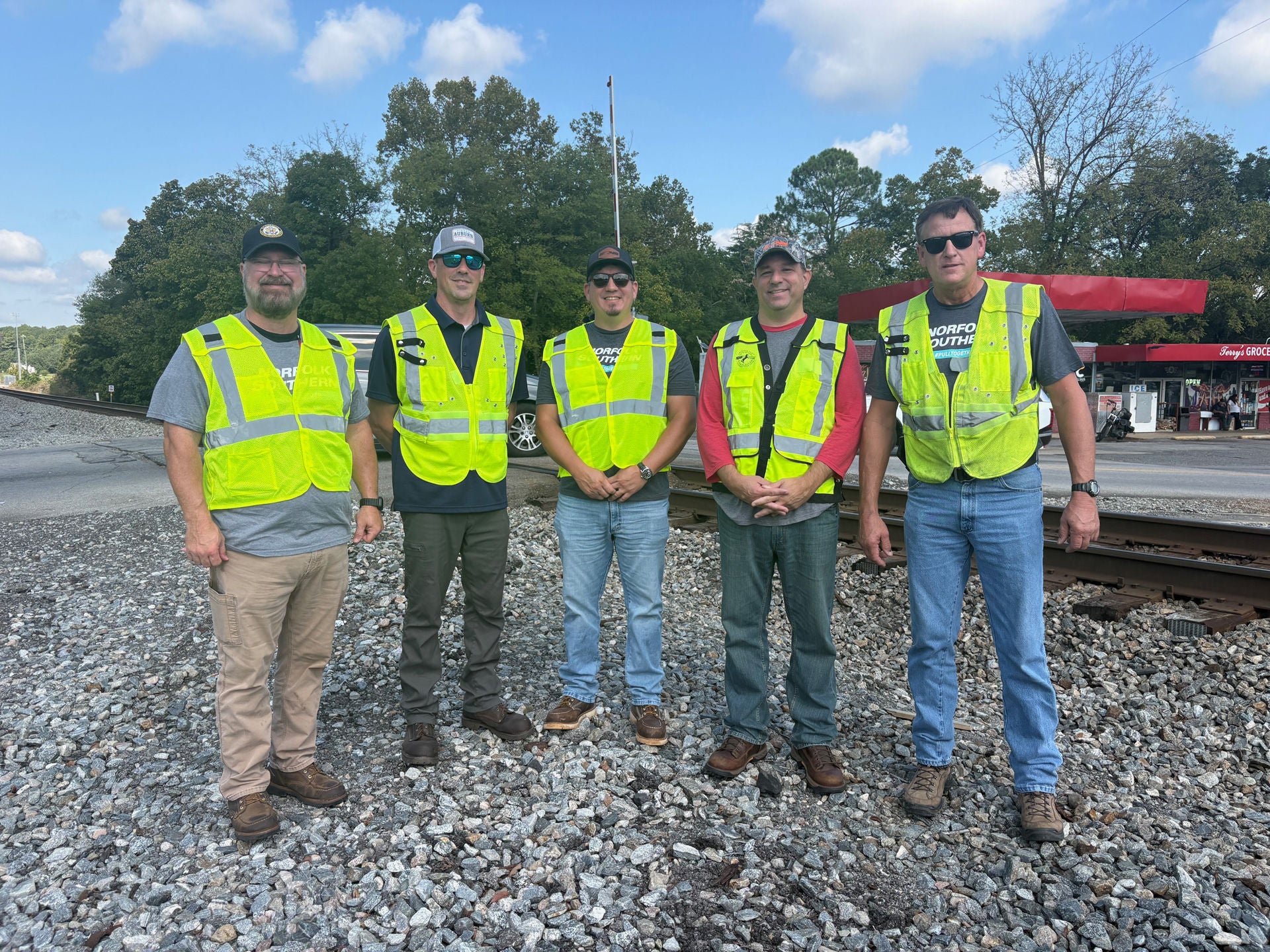 Norfolk Southern Rail Safety Week volunteers