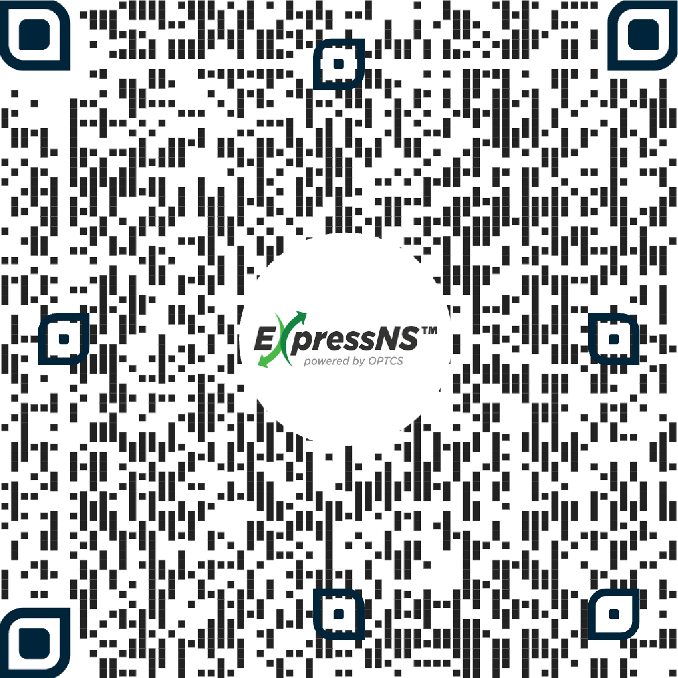 ExpressNS QR code