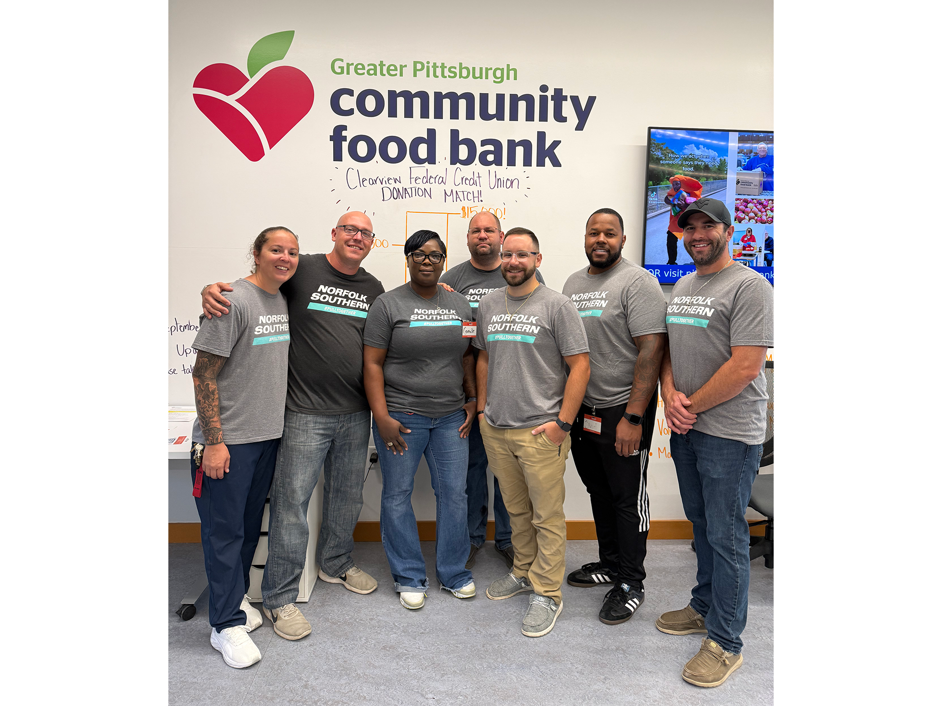 NS volunteers for Hunger Action Month 2026