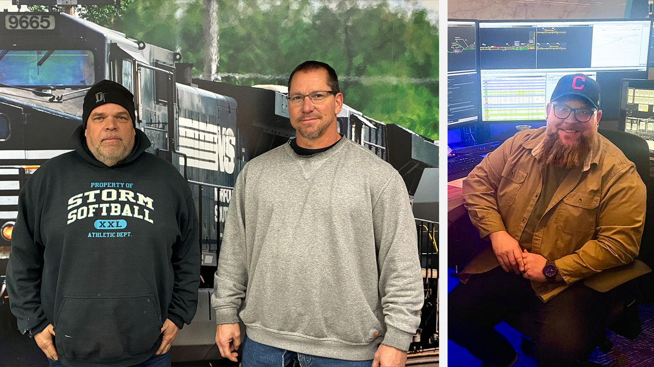 Steve Bertolis, Mike Evans and Bryan Wenneman