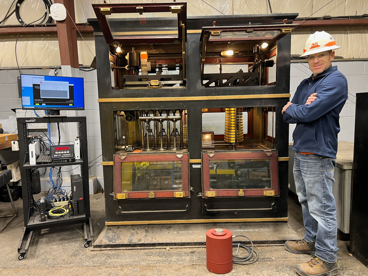 Jeremy Koeck, supervisor of Scales Inspections