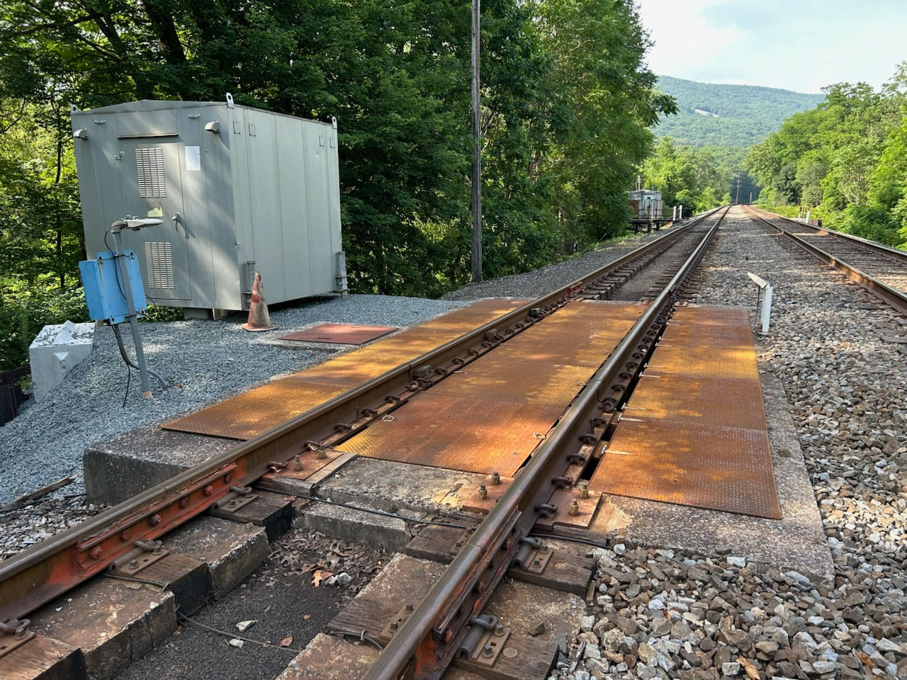 Rail scale in McElhattan, Pa.