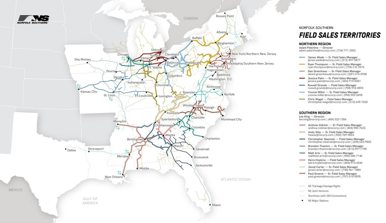 2025 Short Line Map